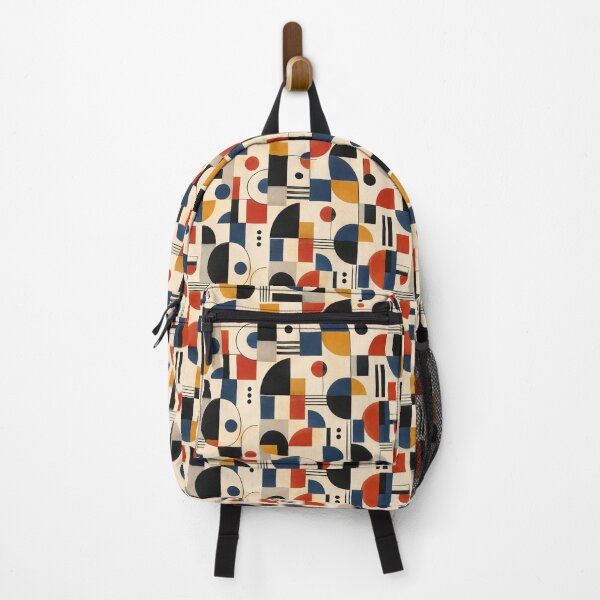 Item preview, Bauhaus Geometric Abstract Pattern Mid Century Modern designed and sold by QCena.