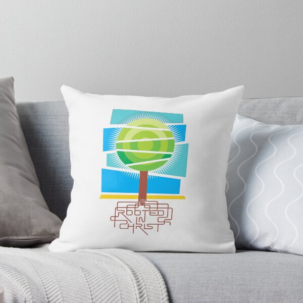 Item preview, Rooted in Christ - Design of a Tree with Roots that Spell Out the Bible Verse designed and sold by Vector-Artist.