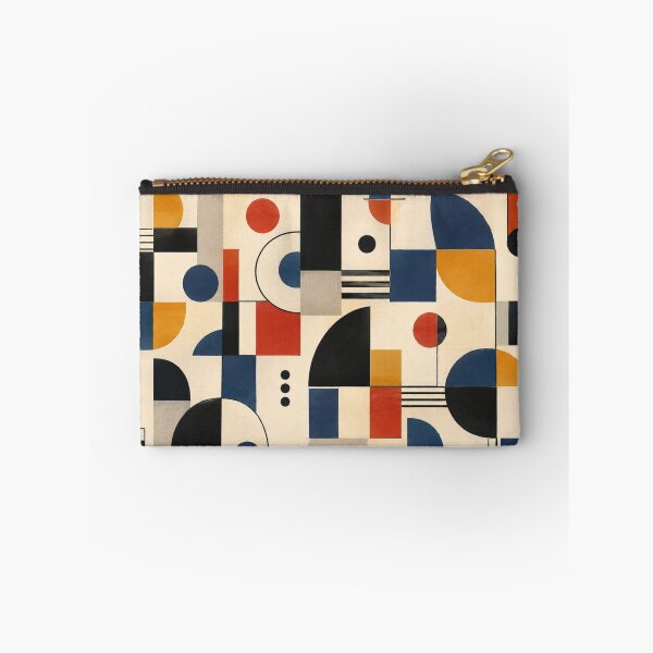 Item preview, Bauhaus Geometric Abstract Pattern Mid Century Modern designed and sold by QCena.