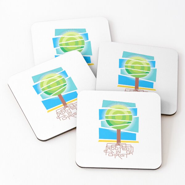 Item preview, Rooted in Christ - Design of a Tree with Roots that Spell Out the Bible Verse designed and sold by Vector-Artist.