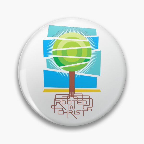 Item preview, Rooted in Christ - Design of a Tree with Roots that Spell Out the Bible Verse designed and sold by Vector-Artist.