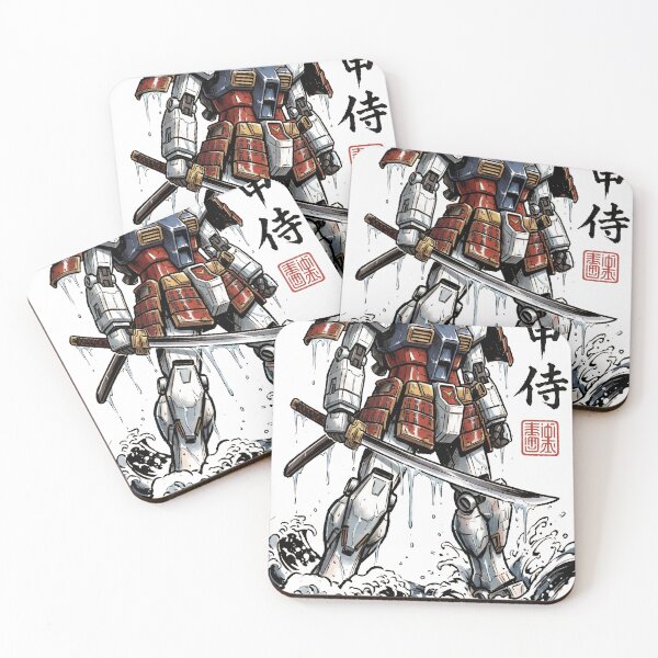 Item preview, gundam mecha samurai in kanagawa designed and sold by LgndryPhoenix.