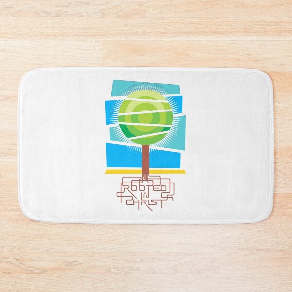 Item preview, Rooted in Christ - Design of a Tree with Roots that Spell Out the Bible Verse designed and sold by Vector-Artist.