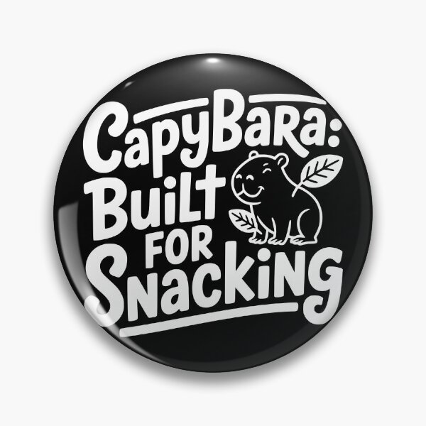 Item preview, Capybara Built for Snacking designed and sold by theartfulaspie.
