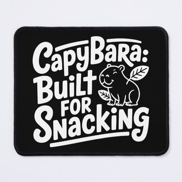 Item preview, Capybara Built for Snacking designed and sold by theartfulaspie.