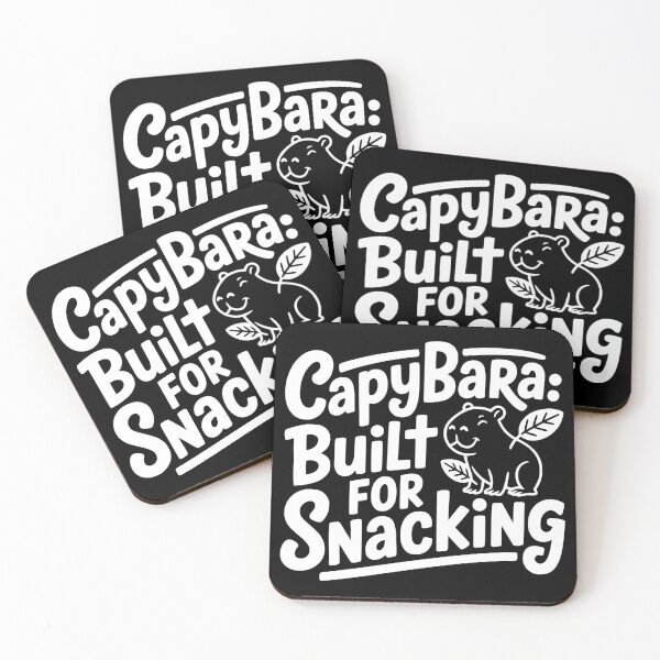 Item preview, Capybara Built for Snacking designed and sold by theartfulaspie.