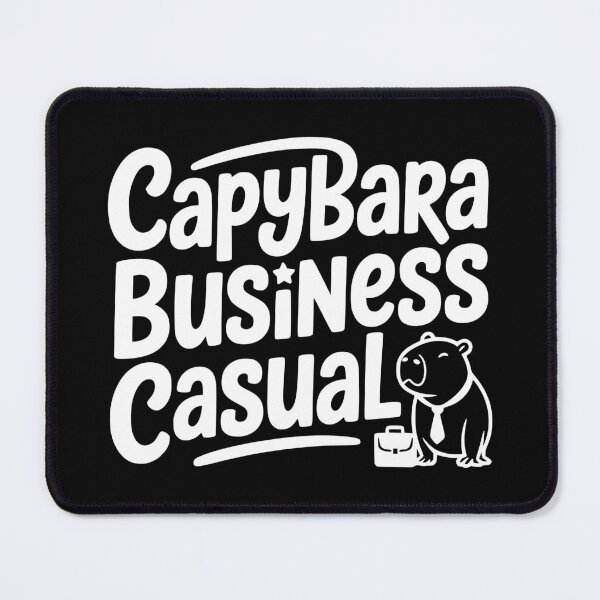 Item preview, Capybara Business Casual designed and sold by theartfulaspie.