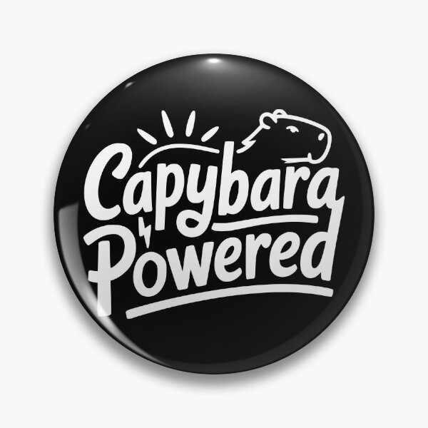 Item preview, Capybara Powered designed and sold by theartfulaspie.