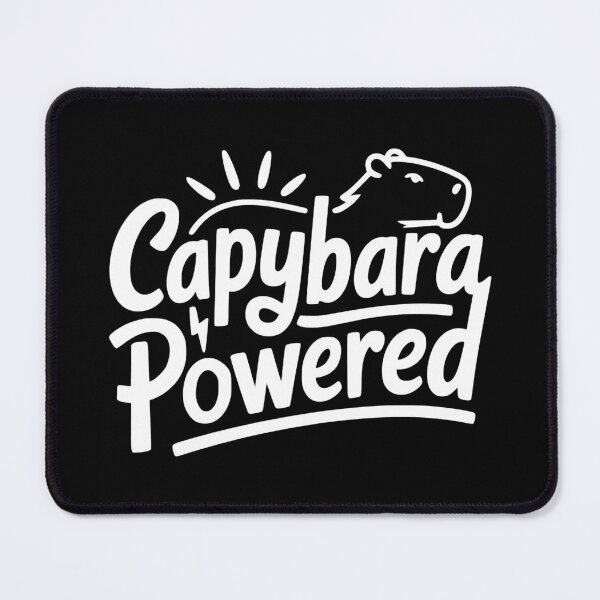 Item preview, Capybara Powered designed and sold by theartfulaspie.