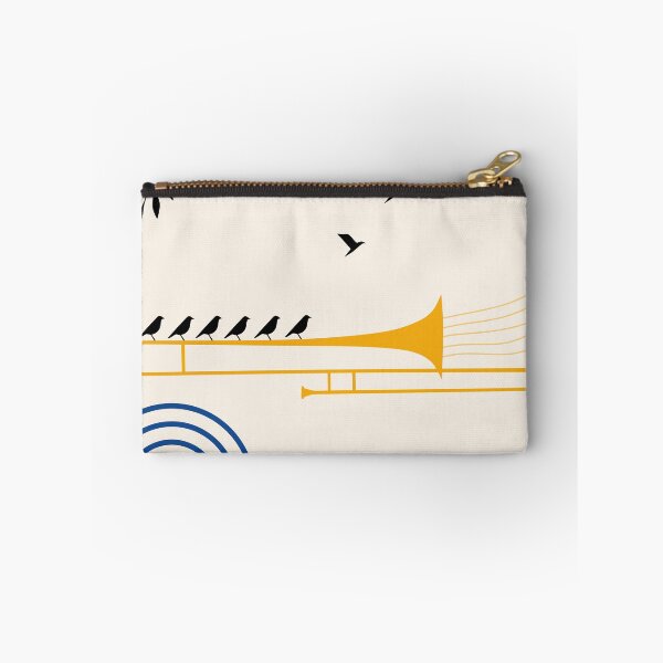 Item preview, Modern Trombone Art | Bauhaus Jazz Print | Colorful Brass Instrument Print | Mid Century Music Room Decor designed and sold by Studio pod Burom.