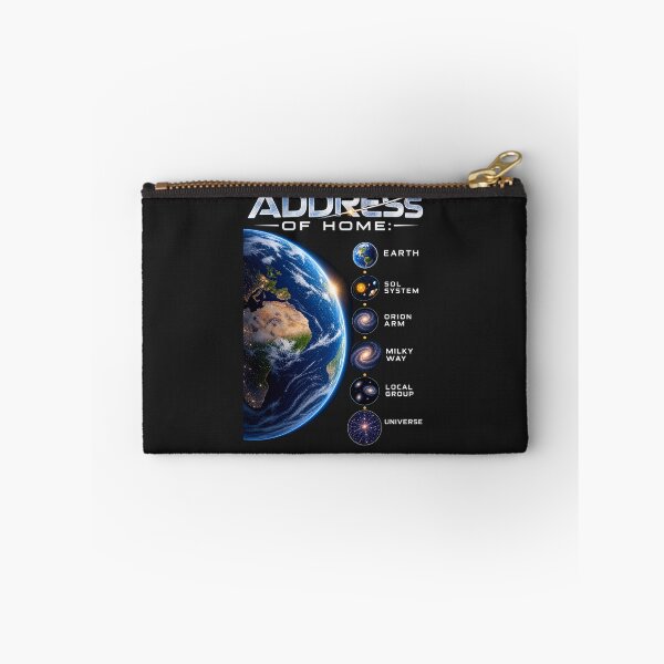 Item preview, Address of Home – Earth’s Cosmic Address Space Design designed and sold by Genius Geek.