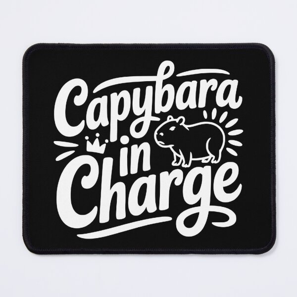 Item preview, Capybara in Charge designed and sold by theartfulaspie.