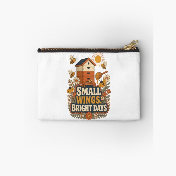 Item preview, Small Wings Bright Days Beekeeping Art designed and sold by CheerfulNest.