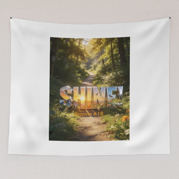 Item preview, Righteous Shining Proverb Print designed and sold by Lichentroupe63.