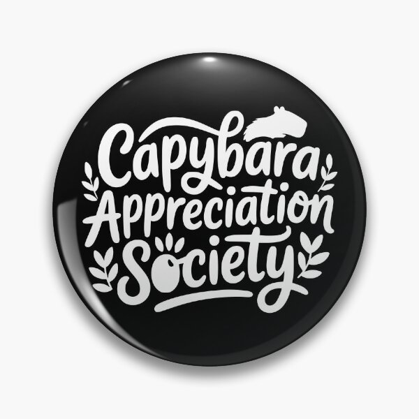 Item preview, Capybara Appreciation Society designed and sold by theartfulaspie.