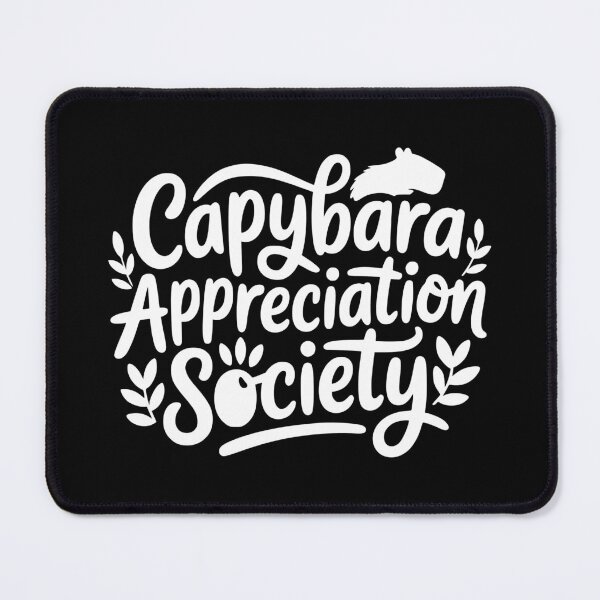 Item preview, Capybara Appreciation Society designed and sold by theartfulaspie.