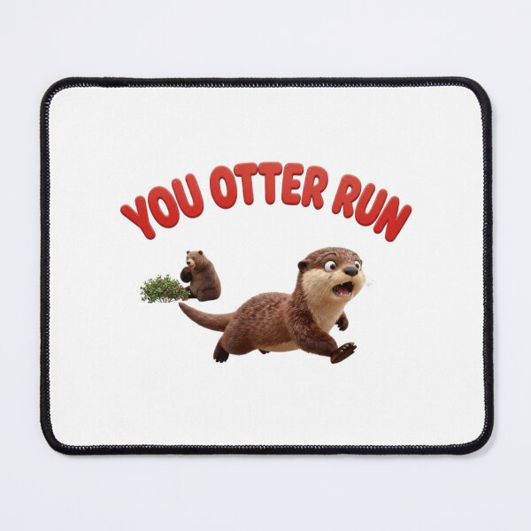 Item preview, You Otter Run — Funny Otter Chase T-Shirt | Canadian Wildlife Pun Tee designed and sold by Canadian Spirit.