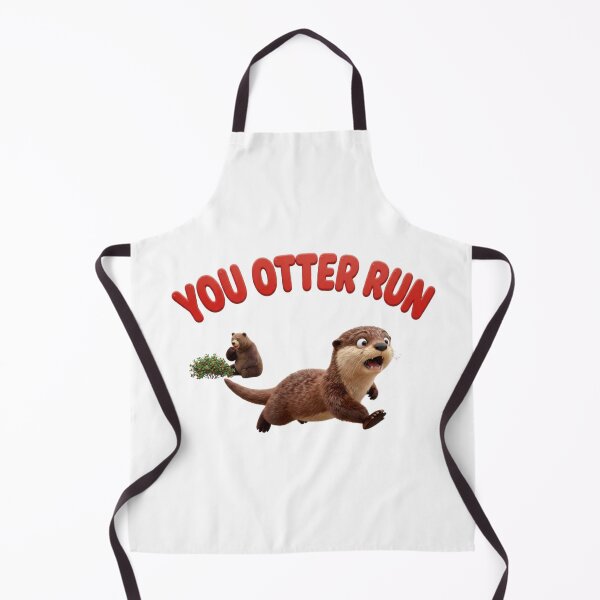 Item preview, You Otter Run — Funny Otter Chase T-Shirt | Canadian Wildlife Pun Tee designed and sold by Canadian Spirit.