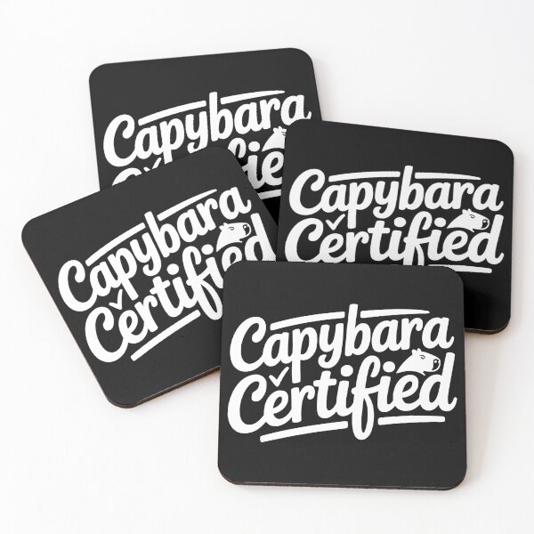 Item preview, Capybara Certified designed and sold by theartfulaspie.