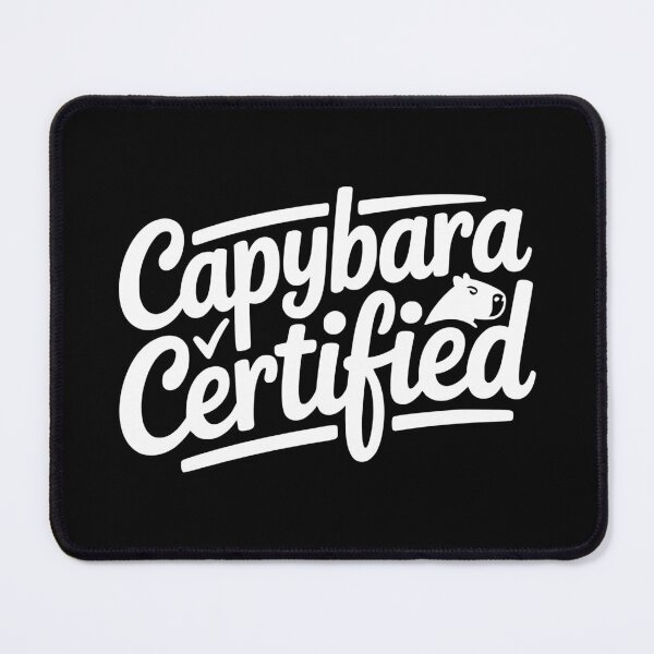 Item preview, Capybara Certified designed and sold by theartfulaspie.