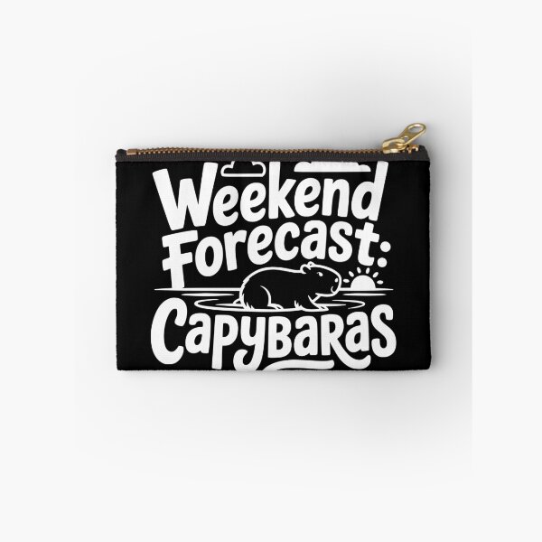 Item preview, Weekend Forecast Capybaras designed and sold by theartfulaspie.