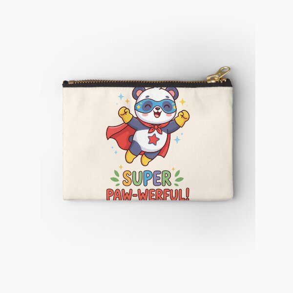 Item preview, Super Paw-Werful Panda Hero Cute Flying Superhero designed and sold by Amir Faysal.