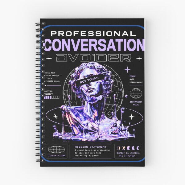 Item preview, Professional Conversation Avoider designed and sold by StockAnime.