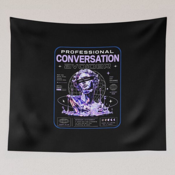 Item preview, Professional Conversation Avoider designed and sold by StockAnime.