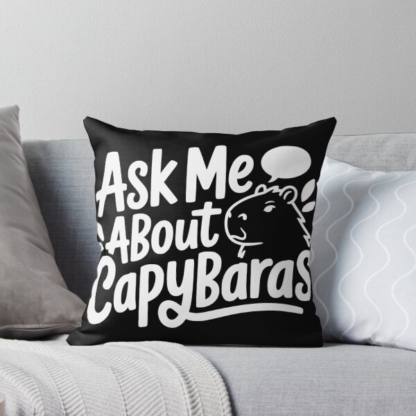 Item preview, Ask Me About Capybaras designed and sold by theartfulaspie.
