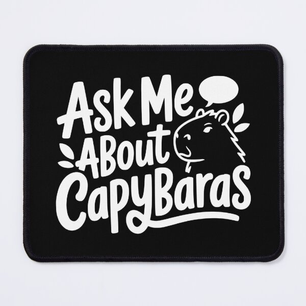 Item preview, Ask Me About Capybaras designed and sold by theartfulaspie.