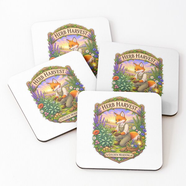 Item preview, Herb Harvest | Golden Morning | Fox Herbalist | Cottagecore Garden designed and sold by MrDev.