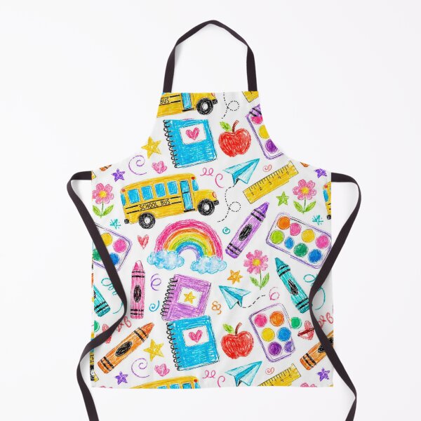 Item preview, Back To School Crayon Doodle Pattern designed and sold by crystalar95.