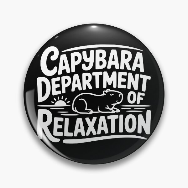 Item preview, Capybara Department of Relaxation designed and sold by theartfulaspie.