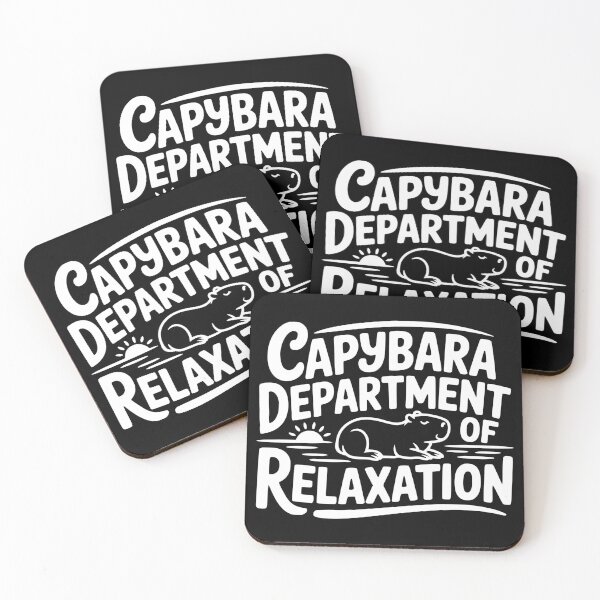 Item preview, Capybara Department of Relaxation designed and sold by theartfulaspie.