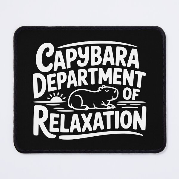 Item preview, Capybara Department of Relaxation designed and sold by theartfulaspie.