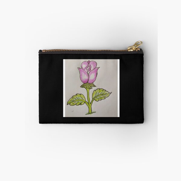 Item preview, Purple Rose Flower Drawing designed and sold by ArtBykaleaya.