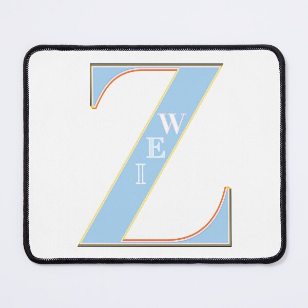 Item preview, ZWEI German Number Two Cyber Neon Typography designed and sold by NornAxiom.