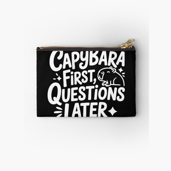 Item preview, Capybara First Questions Later designed and sold by theartfulaspie.