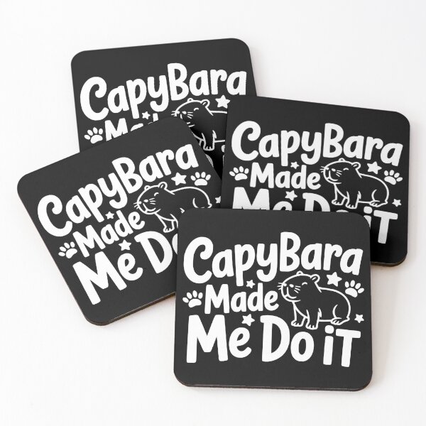 Item preview, Capybara Made Me Do It designed and sold by theartfulaspie.