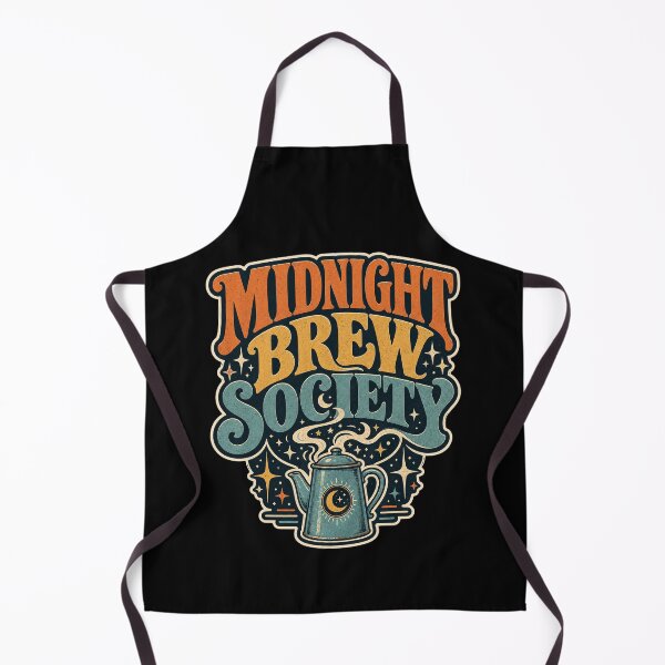 Item preview, Celestial Coffee Pot - Retro Midnight Brew Society designed and sold by Graphic Vibe Designs.