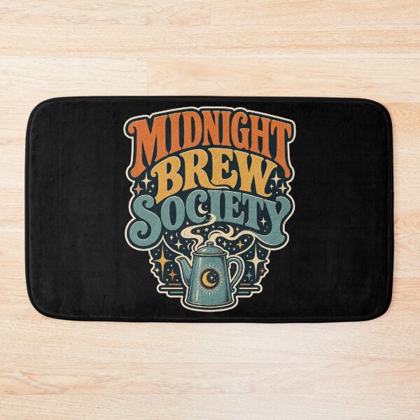 Item preview, Celestial Coffee Pot - Retro Midnight Brew Society designed and sold by Graphic Vibe Designs.