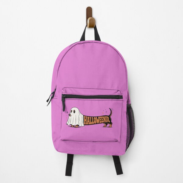 Item preview, Halloweener Cute Sausage Dog Ghost Halloween Retro designed and sold by BearLoveDesign.