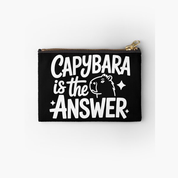 Item preview, Capybara Is the Answer designed and sold by theartfulaspie.