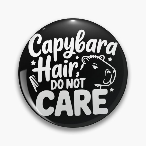 Item preview, Capybara Hair Do Not Care designed and sold by theartfulaspie.