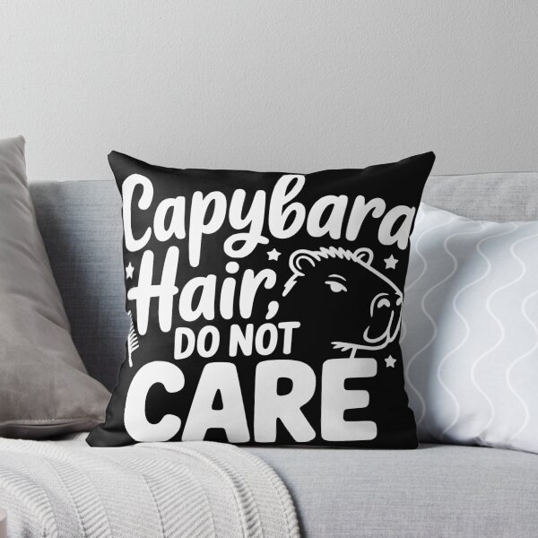 Item preview, Capybara Hair Do Not Care designed and sold by theartfulaspie.