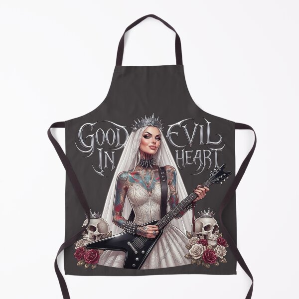 Item preview, Brutal Guitar Bride Skull Tattoo designed and sold by Voodoo Store Paranormal Collections.