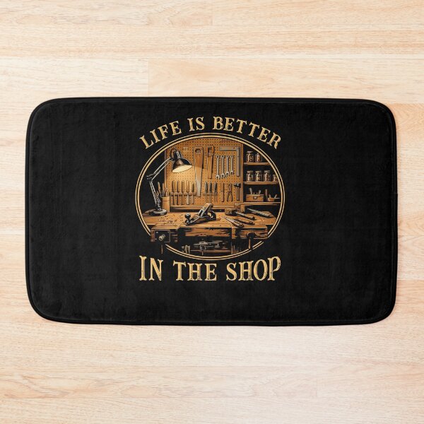 Item preview, Life Is Better In The Shop Vintage Woodworking designed and sold by Hedoraxe.