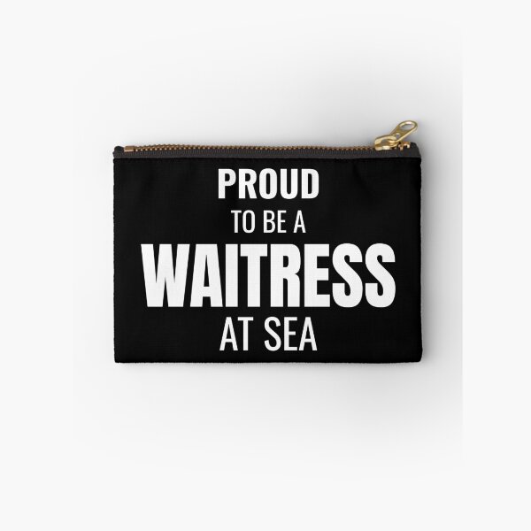 Item preview, Proud to be a Waitress at Sea (White) designed and sold by ShipCrewNation.