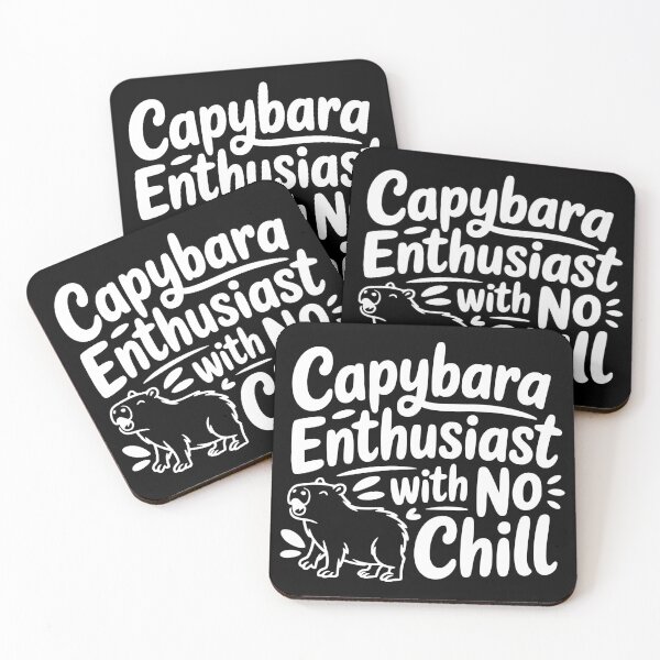 Item preview, Capybara Enthusiast With No Chill designed and sold by theartfulaspie.