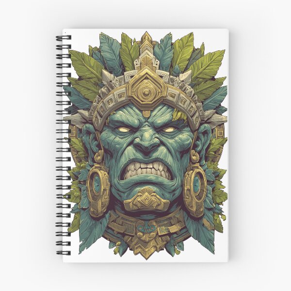 Item preview, Mayan warrior illustration designed and sold by robyeyedropy.